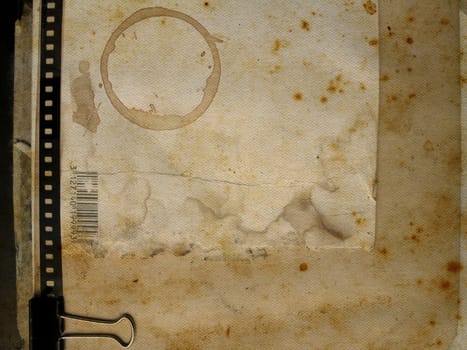 Blank Vintage paper parchment in sepia