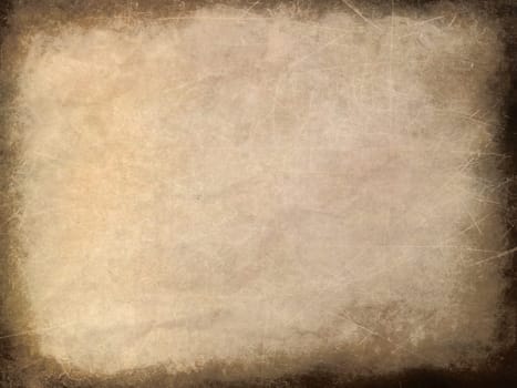 2d illustration of an old paper texture
