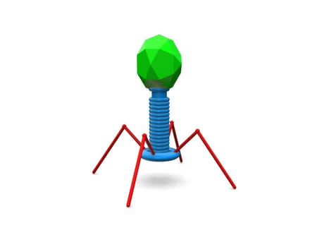 3d render of virus