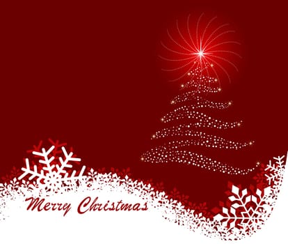 Christmas abstract Background - vector