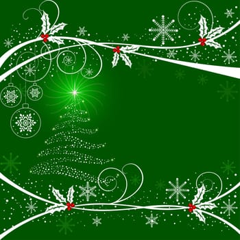 Christmas abstract Background - vector