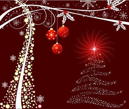 Christmas abstract Background - vector