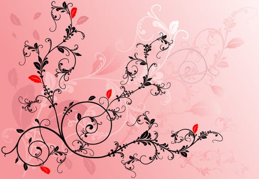 Illustration of floral design