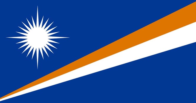 A Marshall Islands flag background illustration large file