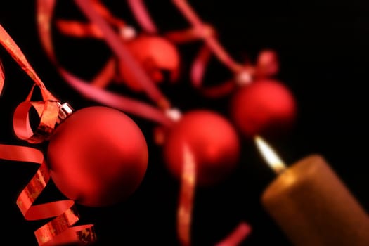 Red balls - Christmas decoration
