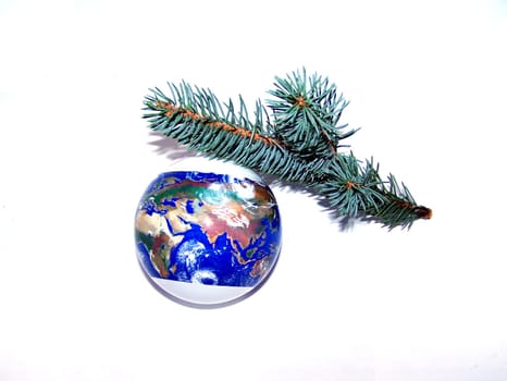 Ball as Christmas decoration
