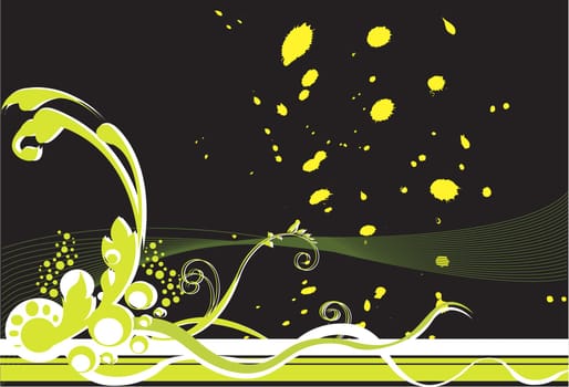 Floral design vectors