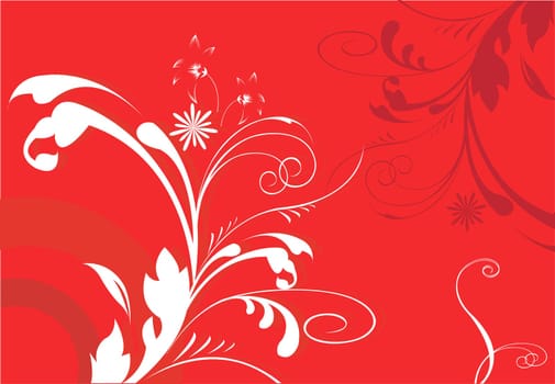Floral design vectors