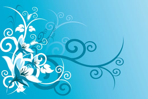 Floral design vectors