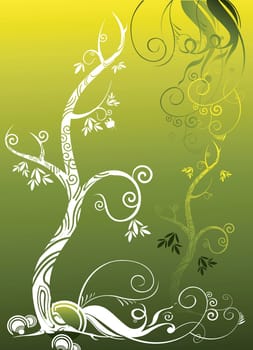Floral design vectors