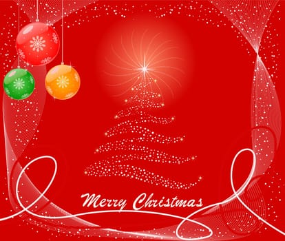 Christmas abstract Background - vector