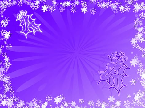 Christmas and holidays with this decorated card