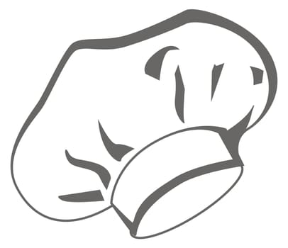 line illustration for the Chef Cap