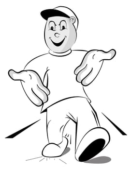 illustration for the different style of a mascot
