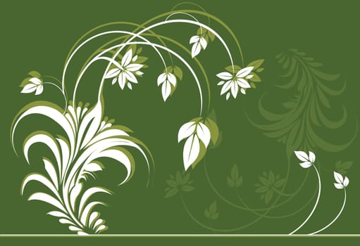Floral design vectors