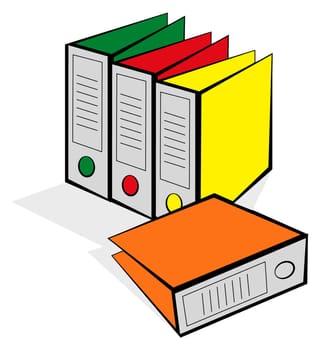 line illustration for the files