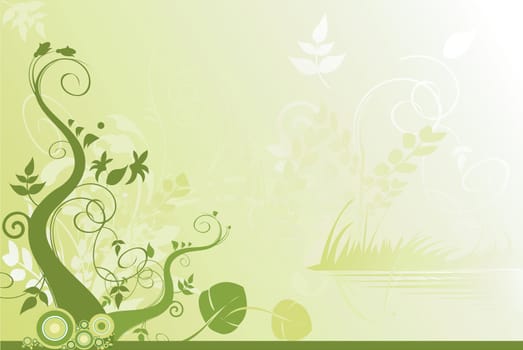 Floral design vectors