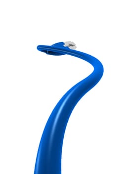 3d rendered illustration of a network cable