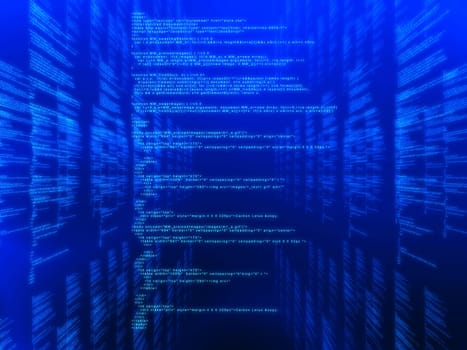 3d rendered illustration of a code