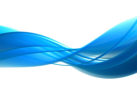 3d rendered illustration of a blue background