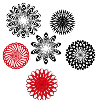 illustration for the different design