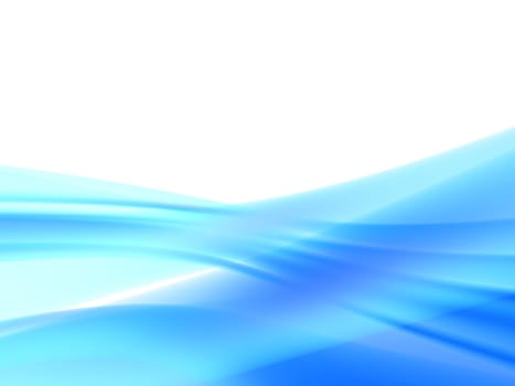 3d rendered illustration of a blue background