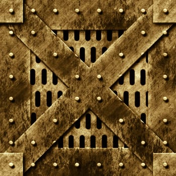 Old rusty machine parts for grunge background