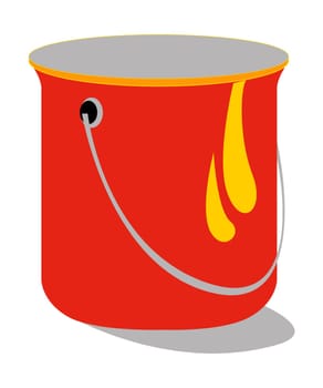 illustration for the painting instruments