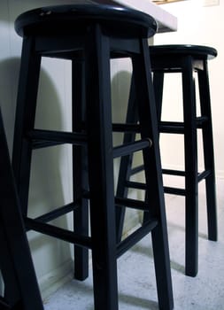 bar stools at bar