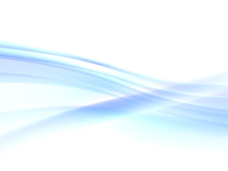 3d rendered illustration of an abstract blue background