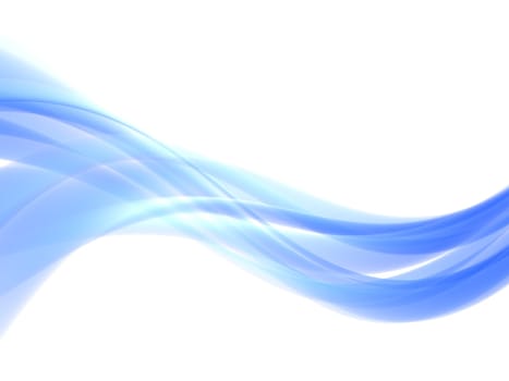 3d rendered illustration of a blue background