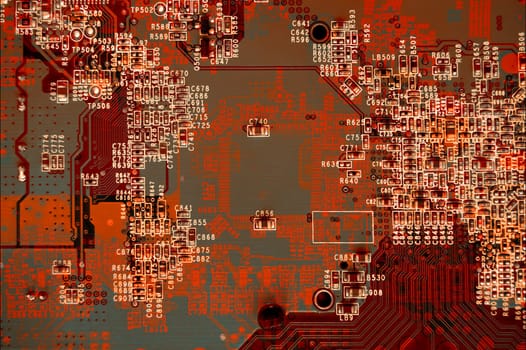 Composition on circuit board