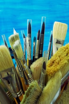 Artist paintbrushes collection