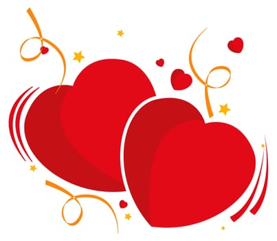 illustration for the valentine day