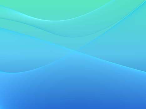 3d rendered illustration of an abstract blue background