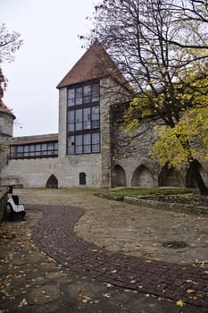 Street of city of Tallinn