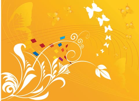 Floral design vectors