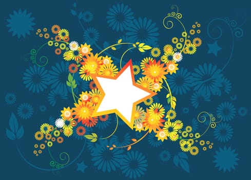 Floral design vectors