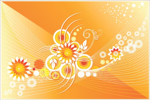 Floral design vectors
