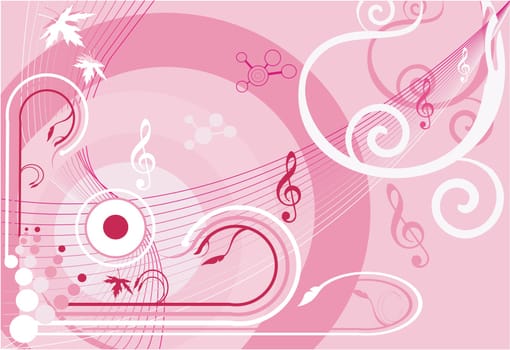 Floral design vectors