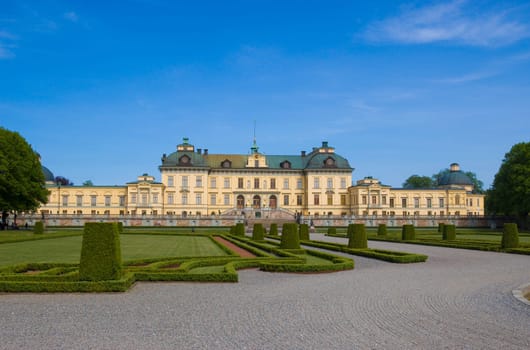 A large palace in Sweden