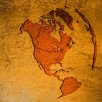aged America map-vintage artwork