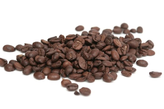 It is a lot of grains of coffee lay all together