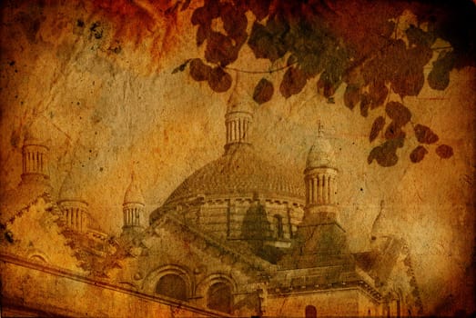 old-fashioned landscape