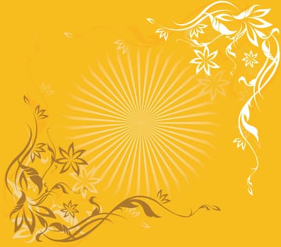 Floral design vectors
