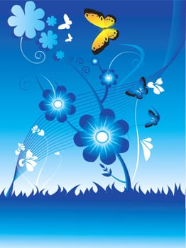 Floral design vectors