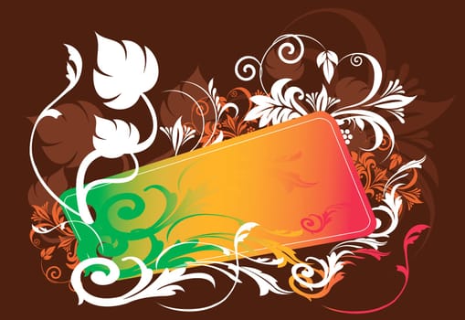 Floral design vectors