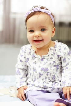 Laughing baby
