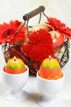 Easter motive with eggs