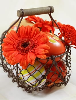Easter motive with eggs
